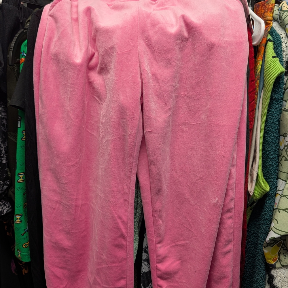 ✨NWT✨Pink Velour Zip-Up Jacket and Pants Set - Picture 5 of 8